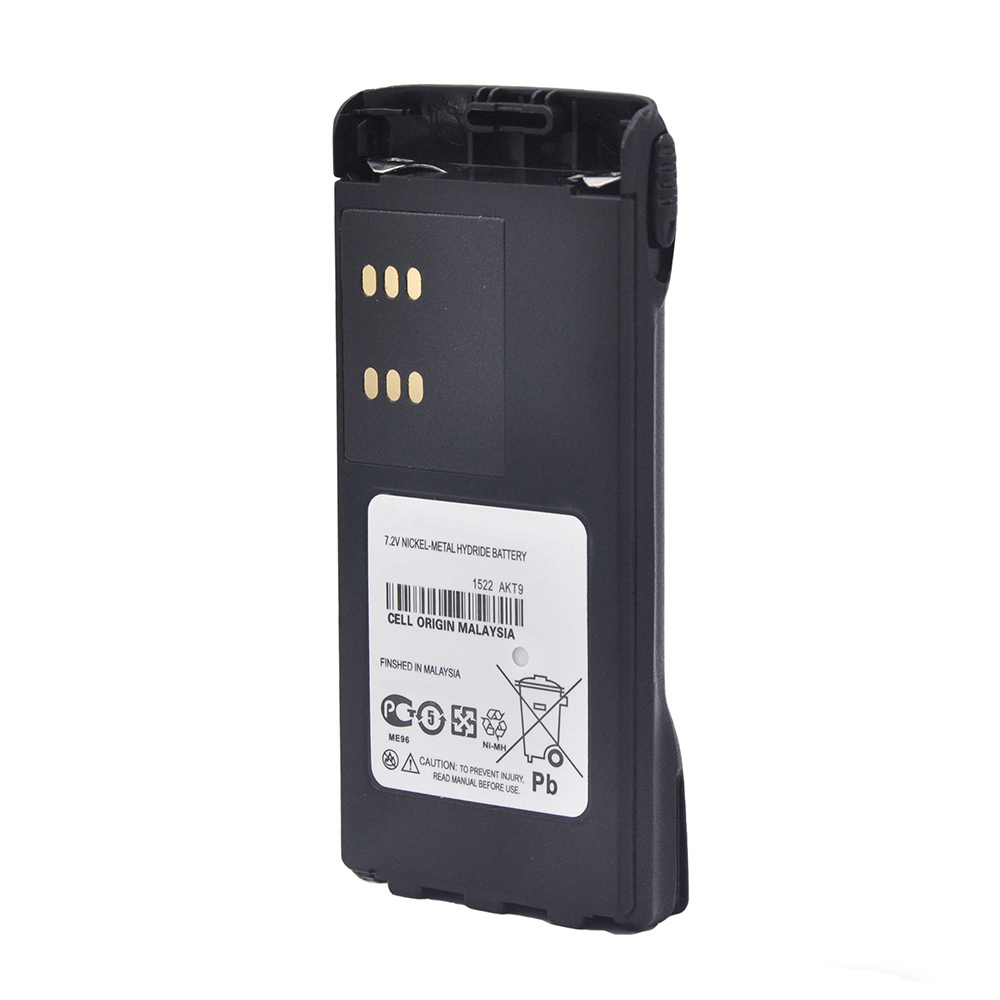 Lot De 5 Batteries Pour Talkie-Walkie Motorola GP580, GP340, GP380... - 1500mAh, 7,2V NiMH - Avec Clip De Ceinture - Compatible Modèles Cités